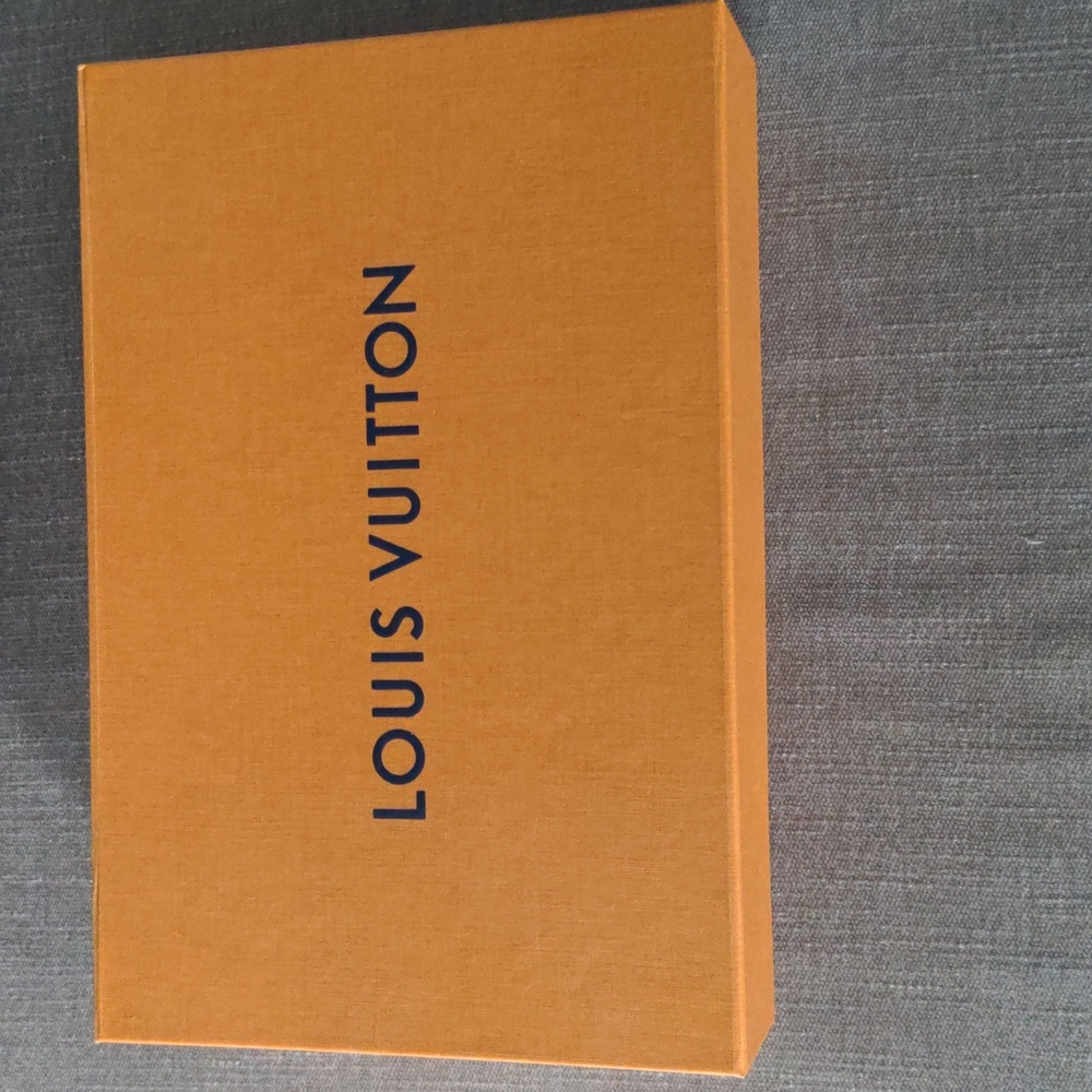 Louis Vuitton Signature Orange Box, 11  By 7 1/2 Inches.  Excellent Condition